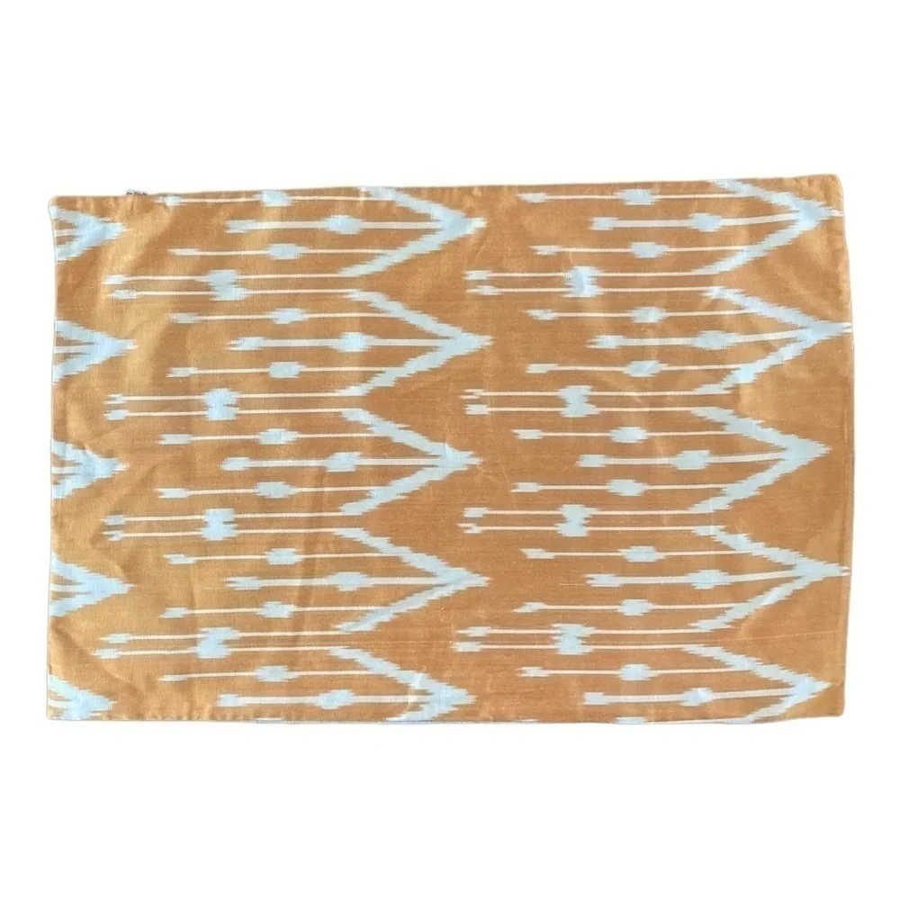 Ikat Decorative Pillow Sham Cover Ikat Print Design